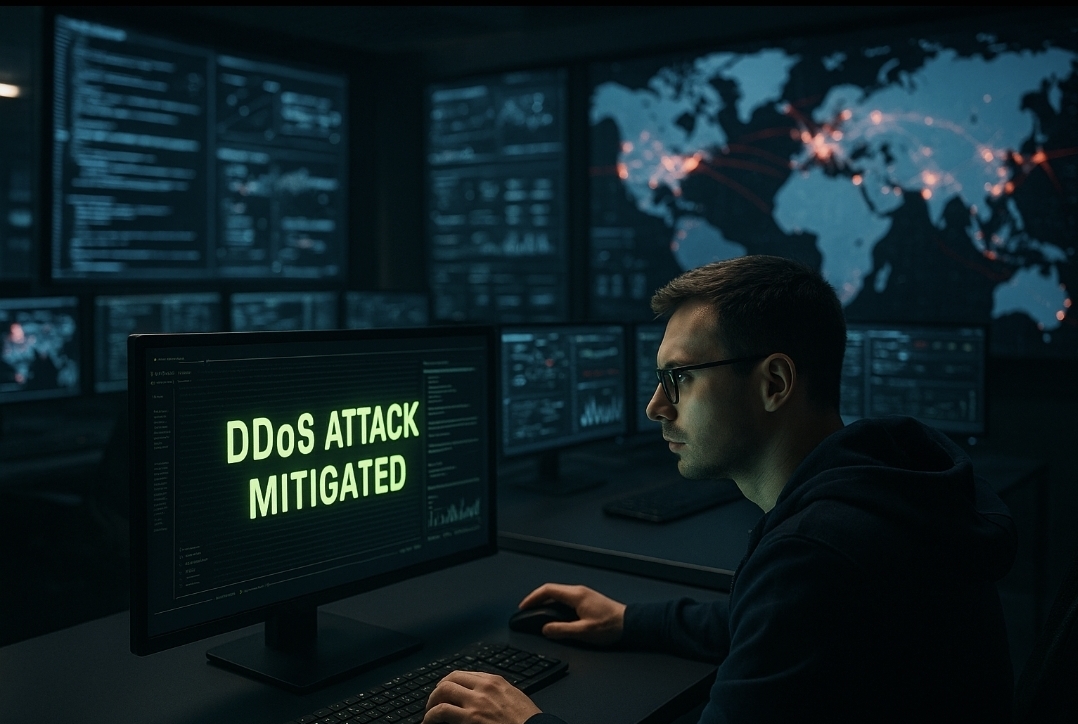 Cybersecurity operations center defending against an attack